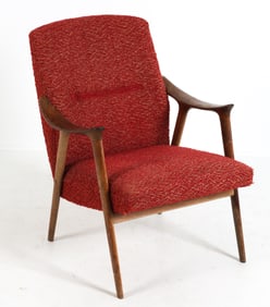 DANISH TEAK LOUNGE CHAIR C. 1970S
