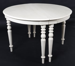 SWEDISH PAINTED PINE DINING TABLE C. 1970S