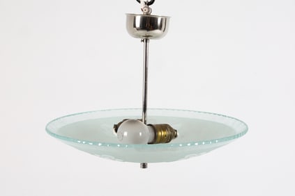 SCANDINAVIAN GLASS PENDANT LIGHT C. 1960S