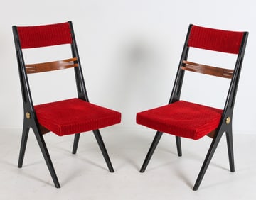 PAIR OF BENGT RUDA NORWEGIAN DINING CHAIRS 1950S
