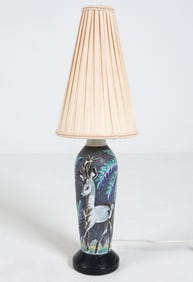 DANISH STUDIO CERAMIC TABLE LAMP C. 1958