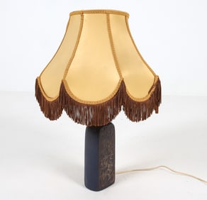 SCANDINAVIAN STUDIO CERAMIC TABLE LAMP C. 1970S