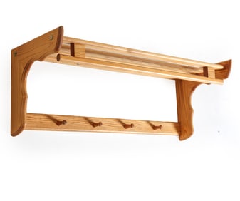 DANISH PINE COAT RACK C. 1970S