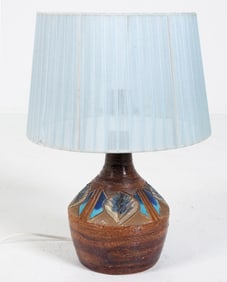 DANISH JULIE CERAMIC TABLE LAMP C. 1970S