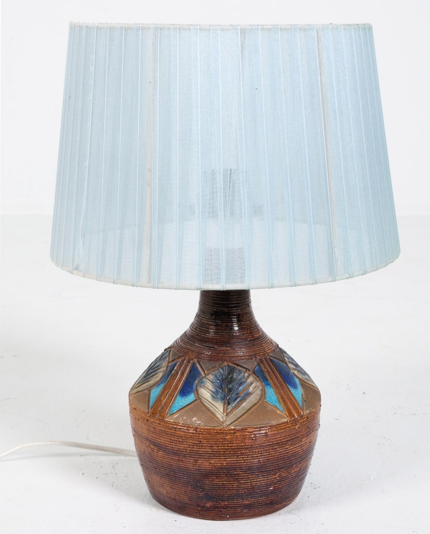 DANISH JULIE CERAMIC TABLE LAMP C. 1970S (1 of 12)