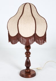 SWEDISH PINE TABLE LAMP C. 1970S