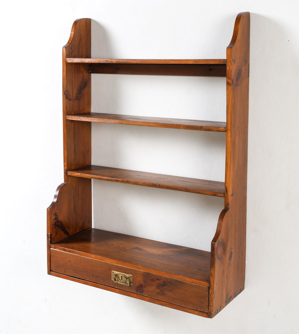 SWEDISH PINE WALL SHELF (1 of 15)