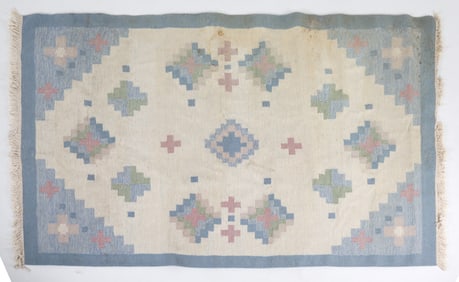 MID-CENTURY SWEDISH WOOL AREA RUG