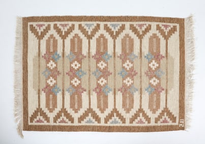 MID-CENTURY SWEDISH WOOL AREA RUG