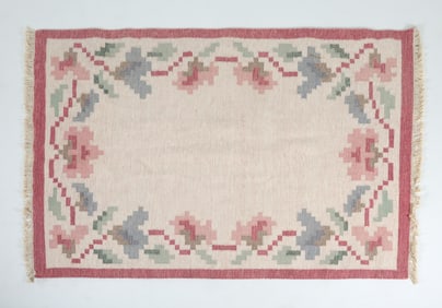 MID-CENTURY SWEDISH WOOL AREA RUG