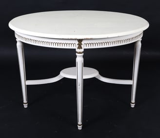 SWEDISH PAINTED GUSTAVIAN STYLE SIDE TABLE
