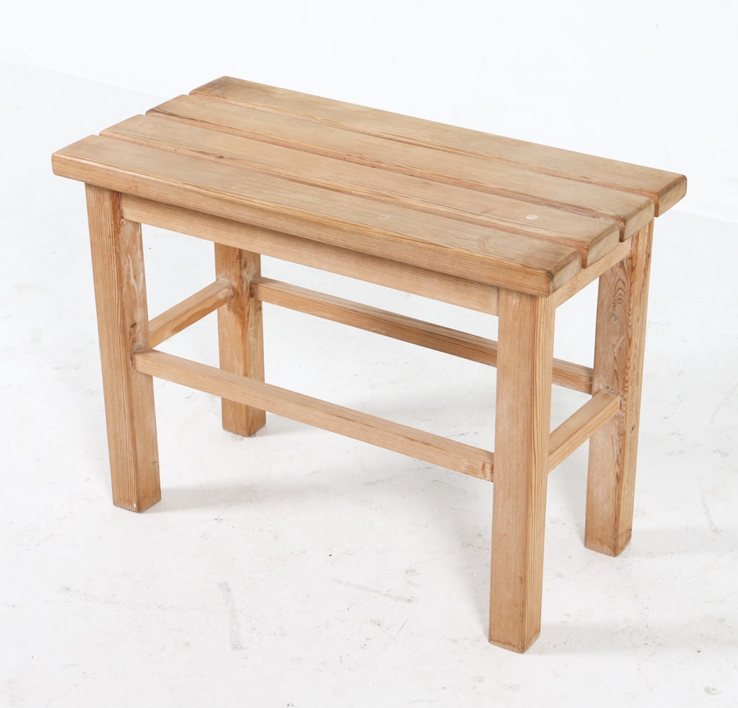 MID-CENTURY SWEDISH PINE BENCH C. 1960S (1 of 14)