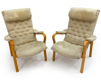 PAIR OF GUSTAV AXEL BERG 'PETER' EASY CHAIRS 1960S
