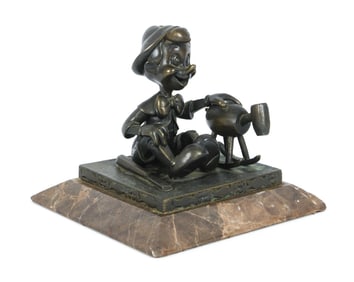 DISNEY PINOCCHIO BRONZE SCULPTURE
