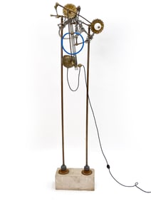 R. M. FISCHER SCULPTURAL FLOOR LAMP C. 1980S