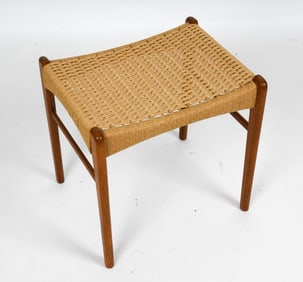 PEDER KRISTIANSEN TEAK STOOL C. 1960S