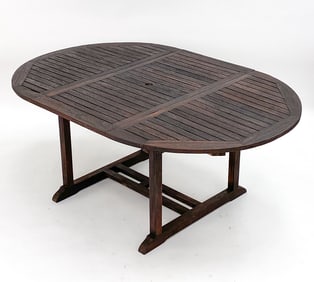 TEAK OUTDOOR DINING TABLE