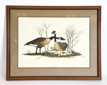 RAY HARM (1926-2015) CANADA GOOSE LITHOGRAPH