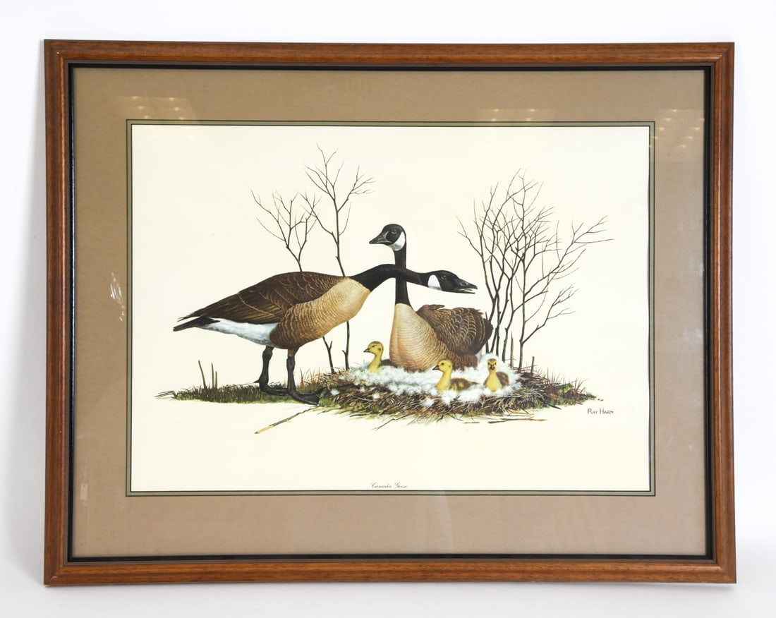 RAY HARM (1926-2015) CANADA GOOSE LITHOGRAPH (1 of 10)