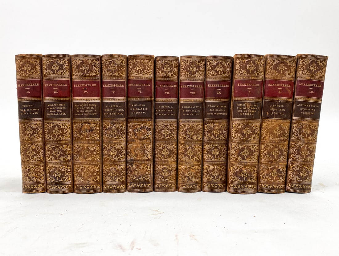 SHAKESPEARE'S WORKS VOLUMES II-XII 1866 (1 of 20)
