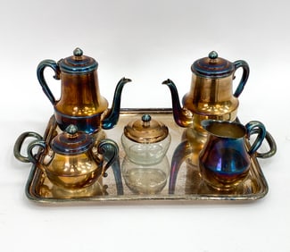 VINTAGE PRATA WOLFF SILVERPLATE COFFEE SERVICE