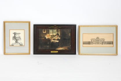 VARIOUS PRINTS GROUPING 20TH C.