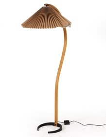 CAPRANI TIMBERLINE BEECH FLOOR LAMP C. 1970S