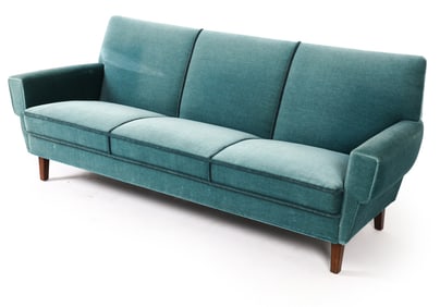 MID-CENTURY DANISH MOHAIR SOFA C. 1960S