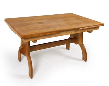 HENNING KJAERNULF STYLE DANISH OAK DINING TABLE