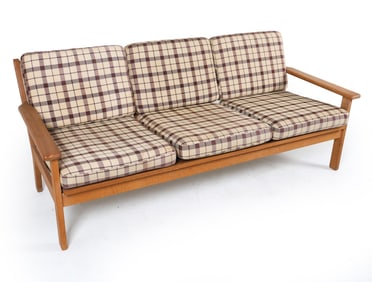 MID-CENTURY DANISH OAK SOFA C. 1970S