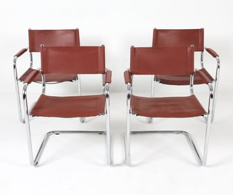 (4) ATTR. MART STAM FOR BREUER CANTILEVER CHAIRS