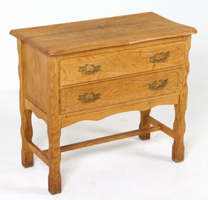 HENNING KJAERNULF STYLE OAK SIDE CHEST 1970S