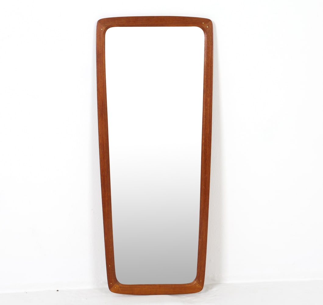 DANISH TEAK WALL MIRROR C. 1960S (1 of 7)