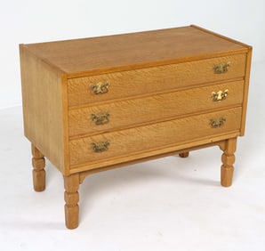 HENNING KJAERNULF STYLE OAK CHEST 1970S