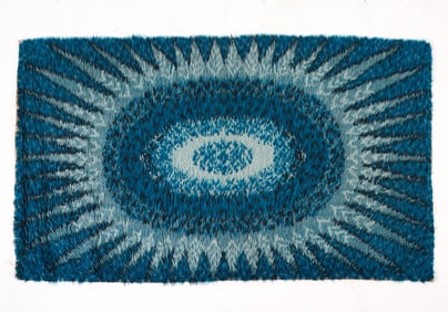 MID-CENTURY DANISH EGE RYA WOOL RUG