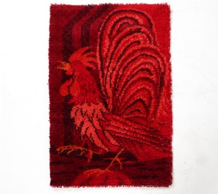 MID-CENTURY DANISH EGE RYA WOOL RUG