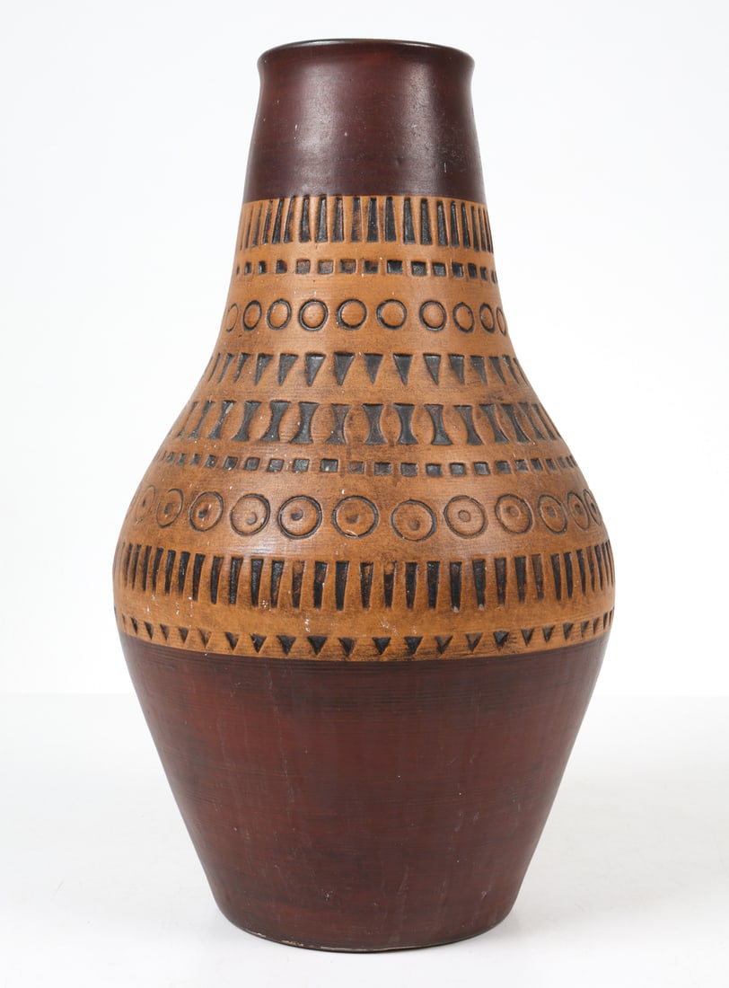 WEST GERMAN CERAMIC VASE C. 1970S (1 of 9)