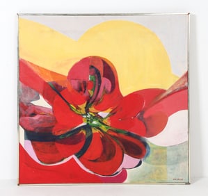 JOAN MILLER (20TH C.) ABSTRACT A/C