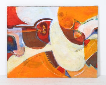 JOAN MILLER (20TH C.) ABSTRACT A/C