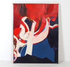 JOAN MILLER (20TH C.) ABSTRACT A/C