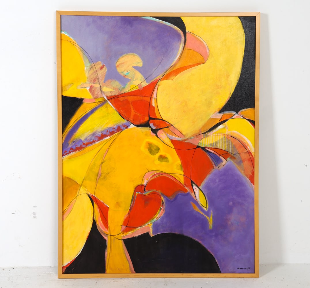 JOAN MILLER (20TH C.) ABSTRACT A/C (1 of 11)