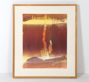 JOAN MILLER (20TH C.) ABSTRACT PRINT