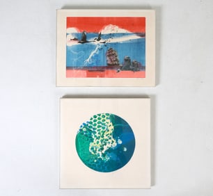 JOAN MILLER (20TH C.) MONOPRINT GROUPING