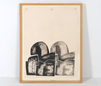 JOAN MILLER (20TH C.) ABSTRACT PRINT