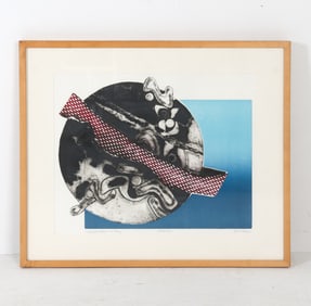 JOAN MILLER (20TH C.) ABSTRACT PRINT