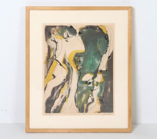 JOAN MILLER (20TH C.) ABSTRACT PRINT