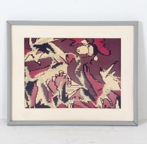 JOAN MILLER (20TH C.) ABSTRACT PRINT