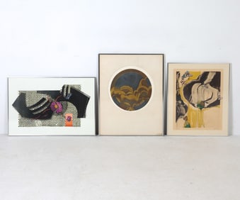 JOAN MILLER (20TH C.) ABSTRACT PRINT GROUPING