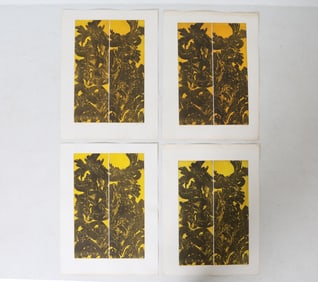 JOAN MILLER (20TH C.) ABSTRACT PRINT GROUPING