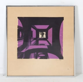 RITA LEFF (1907?1979) ABSTRACT PRINT